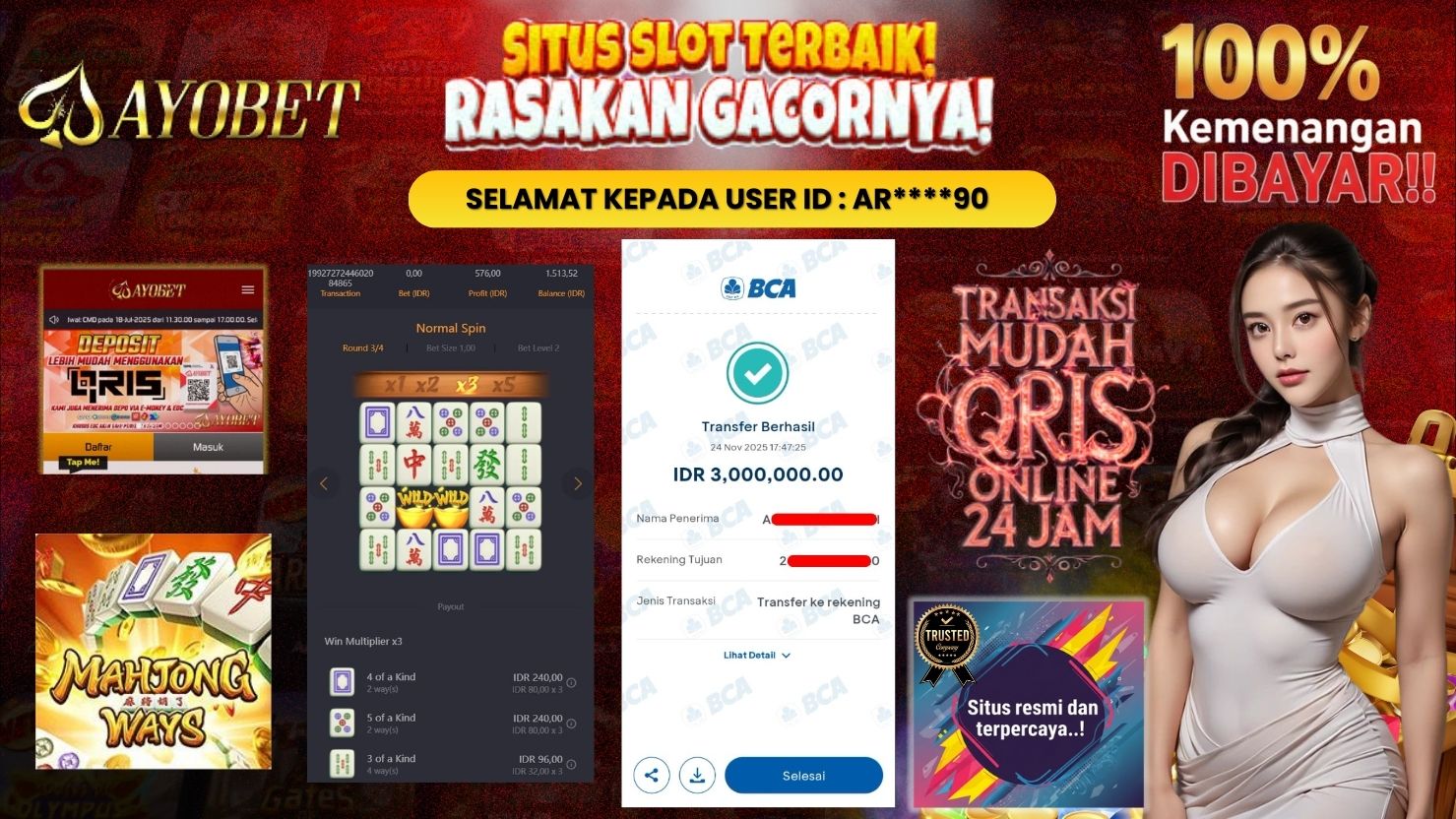 AYOBET JACKPOT SLOT MAHJONG WAYS